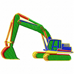 Bull Dozer Embroidery Design 11 Bull Dozer Embroidery Design 11